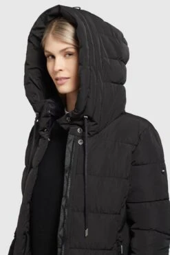 Khujo Manteaux Dhiver Manteau D’hiver Gamber Femme Noir -Khujo 0111d6b4a30306c71e6809ad548e5f2c