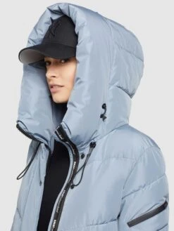 Khujo Vestes Dhiver Veste D’hiver Jordis 4 Femme Bleu Clair -Khujo 0539e5bd076f05450b011902a56d8dfd