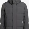 Khujo Vestes Dhiver Veste D’hiver BARAT Homme Gris Foncé -Khujo 0652a1bb2f62e2c5c55195c40a9dc1dd
