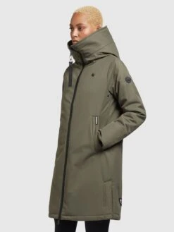 Khujo Manteaux De Mi-saison Manteau Mi-saison LISAD Femme Kaki 6 Khujo Manteaux De Mi-saison Manteau Mi-saison LISAD Femme Kaki -Khujo 080ea4a704deb8d6b7baf157efd116c7