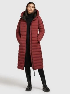 Khujo Manteaux Dhiver Manteau D’hiver Mimi Femme Rouge Rouille 4 Khujo Manteaux Dhiver Manteau D’hiver Mimi Femme Rouge Rouille -Khujo 0ad810eb71630b24a7a261513c081472
