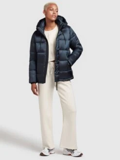 Khujo Vestes Dhiver Veste D’hiver Evona Femme Bleu Nuit -Khujo 0c8f75fe36ce7d932bb3a8fc5aa62f13