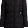 Khujo Manteaux Dhiver Manteau D’hiver Huba Femme Noir