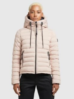 Khujo Vestes De Mi-saison Veste Mi-saison Lovina Femme Poudre -Khujo 0d1e57b5ce338a5212e61701c5ca1843