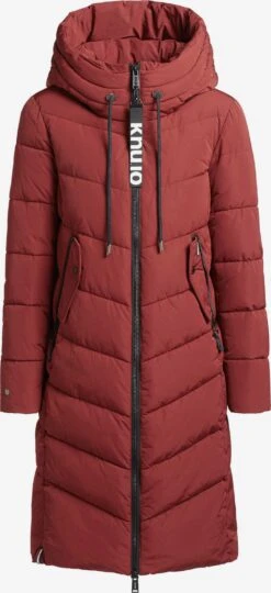 Khujo Manteaux Dhiver Manteau D’hiver Ayleena Femme Rouge Rouille