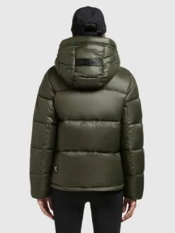 Khujo Vestes Dhiver Veste D’hiver Valona Femme Vert Foncé -Khujo 125a9ebd09e2e7186854ce4ade673283