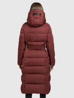 Khujo Manteaux Dhiver Manteau D’hiver HAZELLE Femme Rouge Rouille -Khujo 1286d1531cb548124ab2ad93c67b63b2
