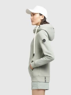 Khujo Sweats à Capuche Sweat-shirt Rhabea Femme Vert Pastel -Khujo 13ce425b63545df7f81ae55af747c71e