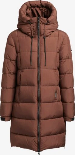 Khujo Manteaux Dhiver Manteau D’hiver Youma Femme Caramel