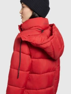 Khujo Manteaux Dhiver Manteau D’hiver Julina Femme Rouge -Khujo 15928f5223c8720733a529055d4fdd8f