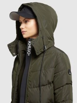 Khujo Manteaux Dhiver Manteau D’hiver Huba Femme Vert Foncé 8 Khujo Manteaux Dhiver Manteau D’hiver Huba Femme Vert Foncé -Khujo 1641d2aee024d4da45cdd77a6c839e6e
