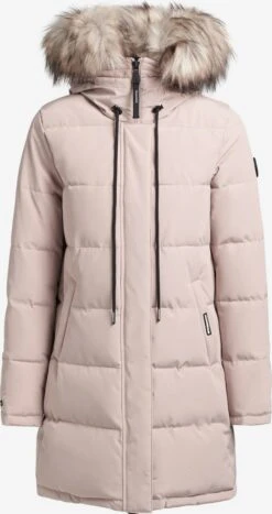 Khujo Manteaux Dhiver Manteau D’hiver Cloren Femme Rose
