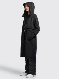 Khujo Manteaux De Mi-saison Manteau Mi-saison Jomana Femme Noir -Khujo 1996dd935bb0b57a62bb3c9a16b1b210