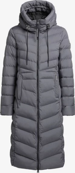 Khujo Manteaux Dhiver Manteau D’hiver Ingram Femme Anthracite