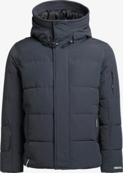 Khujo Vestes Dhiver Veste D’hiver Barat Homme Bleu-gris
