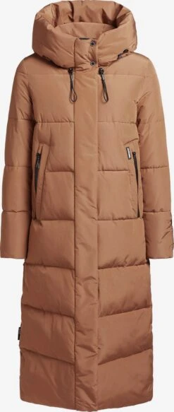 Khujo Manteaux Dhiver Manteau D’hiver Soulani Femme Ocre