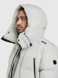 Khujo Vestes Dhiver Veste D’hiver Clide Homme Blanc -Khujo 1d716c3d66527656ec6a56d426de48d1