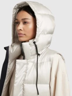 Khujo Vestes Sans Manches Gilet Tourin Femme Blanc Perle 8 Khujo Vestes Sans Manches Gilet Tourin Femme Blanc Perle -Khujo 1eb63eb26c386bac66715e466ed5d600