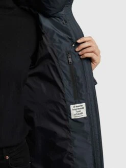 Khujo Vestes Dhiver Veste D’hiver Jordis 4 Femme Bleu Foncé -Khujo 230e917f9818c5875d483c712dcb0f11