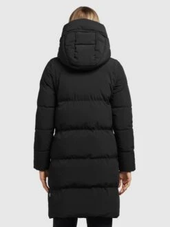 Khujo Manteaux De Mi-saison Manteau Mi-saison Namita Femme Noir -Khujo 2596ae790fa5b0a33934dc800bcb8e9a