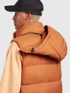 Khujo Vestes Sans Manches Gilet Magneta Femme Orange -Khujo 2d76009e8673bf1dc1b17b9c61fd1ead