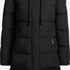 Khujo Manteaux Dhiver Manteau D’hiver LOLL Femme Noir