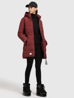 Khujo Manteaux Courts Manteau Mi-saison Amaray 3 Femme Rouge Rubis 4 Khujo Manteaux Courts Manteau Mi-saison Amaray 3 Femme Rouge Rubis -Khujo 2fede13abe39bb35ad03f7743f822aab