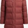 Khujo Manteaux Dhiver Manteau D’hiver Corinna Femme Rouge Rouille -Khujo 319536a2c0633fb2df82c78bcd0598a5