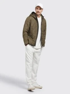 Khujo Vestes De Mi-saison Veste Mi-saison True Homme Olive -Khujo 34331ed87ad64069a7b847899f98a626