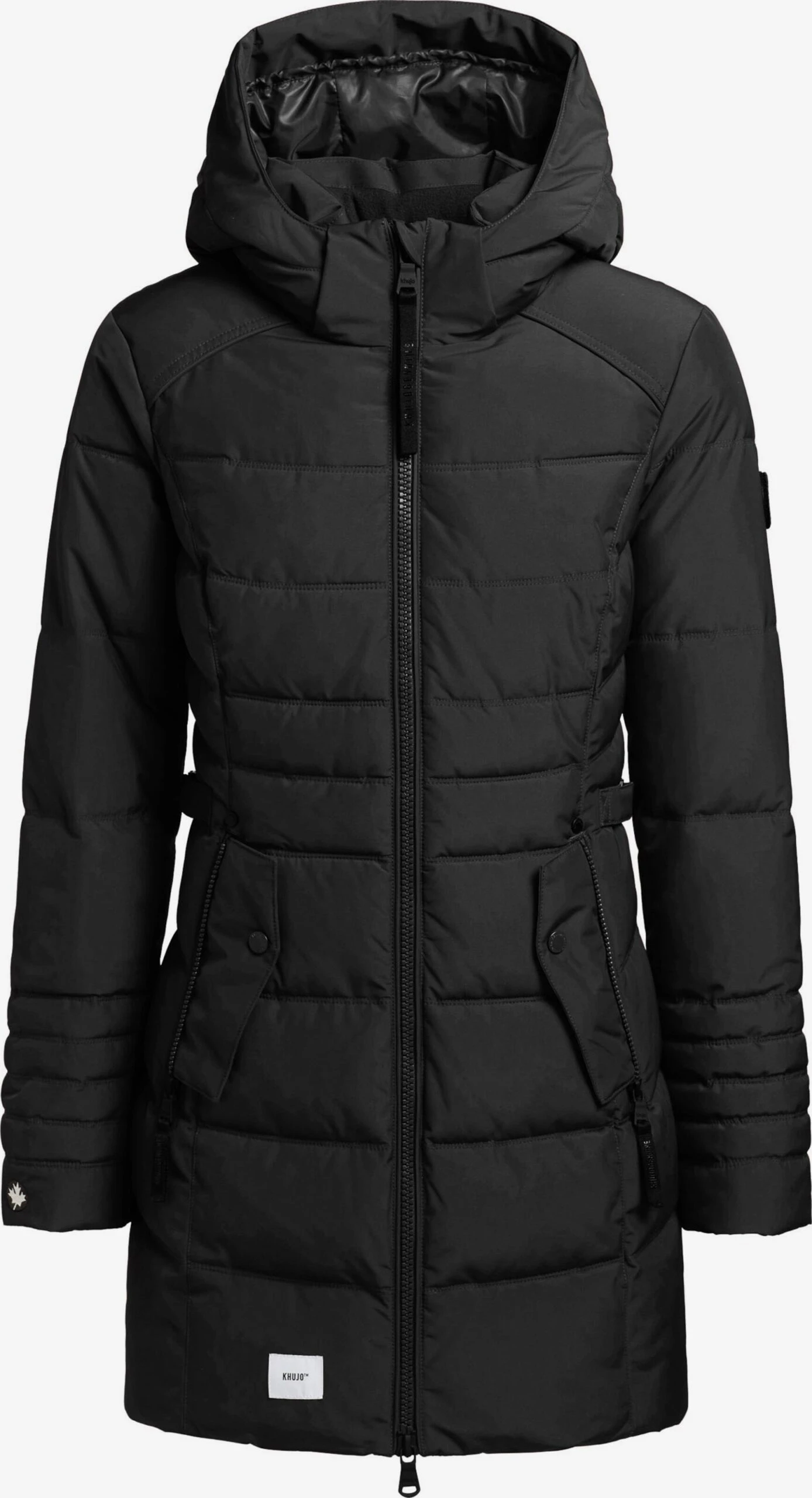 Khujo Manteaux Courts Manteau Mi-saison Amaray Femme Noir