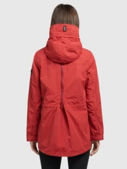 Khujo Vestes De Mi-saison Veste Mi-saison CAIMA Femme Rouge -Khujo 36f6003a3917592d5200fd53ca079af6
