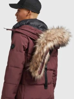 Khujo Manteaux Dhiver Manteau D’hiver Cloren Femme Rouge Foncé 9 Khujo Manteaux Dhiver Manteau D’hiver Cloren Femme Rouge Foncé -Khujo 3907af00973dd3520703aa6ef457757f