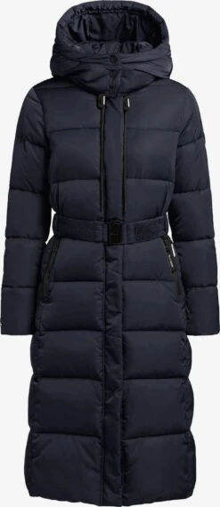 Khujo Manteaux Dhiver Manteau D’hiver Femme Bleu Nuit
