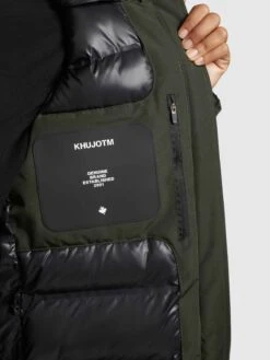 Khujo Manteaux Dhiver Manteau D’hiver Charlyn 3 Femme Kaki -Khujo 3c77c9aba920456d4f19a2f3266467c0