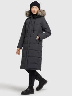Khujo Manteaux Dhiver Manteau D’hiver LOLL Femme Anthracite 4 Khujo Manteaux Dhiver Manteau D’hiver LOLL Femme Anthracite -Khujo 3f41ea780507c88c26d8af4ee17a7d64
