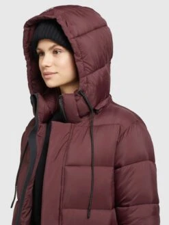 Khujo Manteaux Dhiver Manteau D’hiver Julina Femme Rouge Foncé 8 Khujo Manteaux Dhiver Manteau D’hiver Julina Femme Rouge Foncé -Khujo 4423a0bbb8e49c02d9cb8fe25c25f833