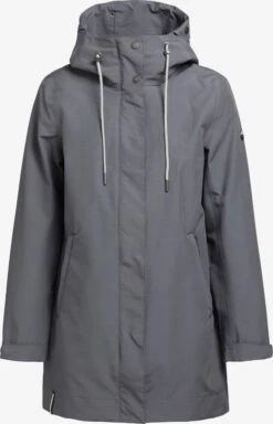 Khujo Manteaux De Mi-saison Manteau Mi-saison Artisa Femme Gris Fumé