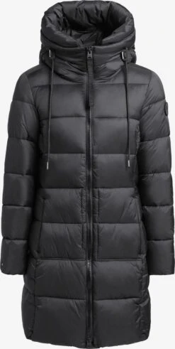 Khujo Manteaux Dhiver Manteau D’hiver TUULA Femme Noir