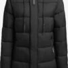 Khujo Manteaux Dhiver Manteau D’hiver Word Femme Noir