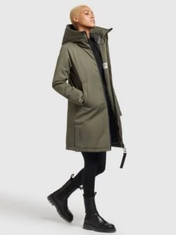 Khujo Manteaux De Mi-saison Manteau Mi-saison LISAD Femme Kaki 7 Khujo Manteaux De Mi-saison Manteau Mi-saison LISAD Femme Kaki -Khujo 4a0307c7c77e5be0eb39b63e6c318b2d