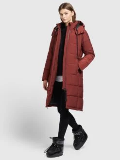 Khujo Manteaux Dhiver Manteau D’hiver Cliv Femme Rouge Rouille 7 Khujo Manteaux Dhiver Manteau D’hiver Cliv Femme Rouge Rouille -Khujo 4a1676e97aa6a00fd420b21a53b8b255