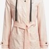 Khujo Manteaux De Pluie Manteau Mi-saison ALECIA Femme Abricot -Khujo 4a6c2813b3457ba3c3872c821f00b772