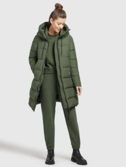 Khujo Manteaux Dhiver Manteau D’hiver Youma Femme Olive -Khujo 4c101169bb53301b114cfd39a8ea45c9