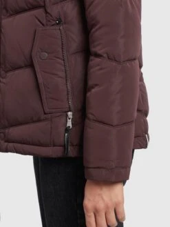 Khujo Vestes Dhiver Veste D’hiver Winsen Femme Bourgogne -Khujo 4e803b4554dc3978422599392d8474f9