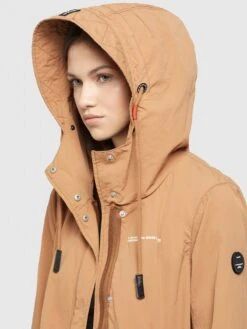 Khujo Vestes De Mi-saison Veste Mi-saison ADDA Femme Beige -Khujo 527ea95ce0f9ff5a3e3ff86e96edf337