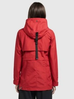 Khujo Parkas Parka Mi-saison FELINA Femme Rouge -Khujo 585009a2318a0e070cb324fff738ed9d