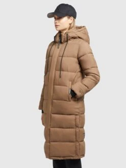 Khujo Manteaux Dhiver Manteau D’hiver Julina Femme Noisette -Khujo 5dd37045608520a65ca943c7ceaa5f99