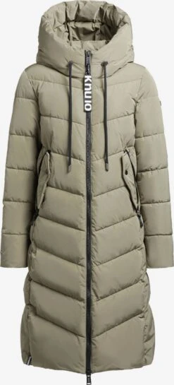 Khujo Manteaux Dhiver Manteau D’hiver KLAYD Femme Kaki