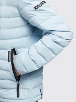 Khujo Vestes De Mi-saison Veste Mi-saison LOVINA4 MATT Femme Bleu Clair -Khujo 6057b8652b9fa0c6e4c654899ea23004