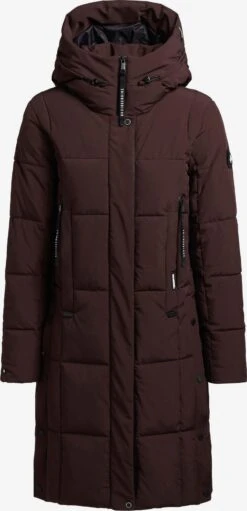 Khujo Manteaux De Mi-saison Manteau Mi-saison Namita Femme Lie De Vin